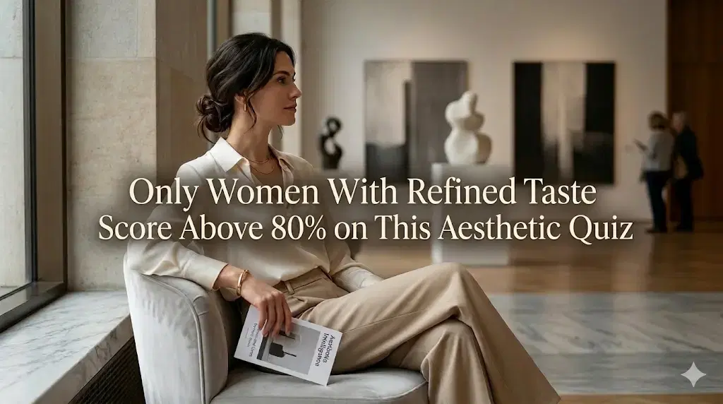 Only Women With Refined Taste Score Above 80%